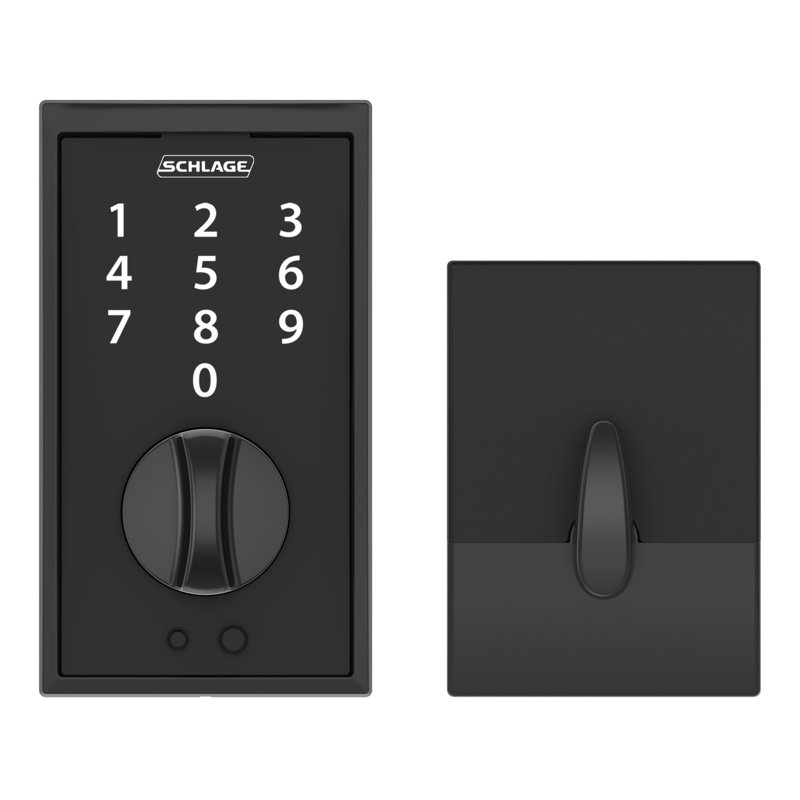 Schlage Touch Keyless Touchscreen Deadbolt with Century Trim & Reviews